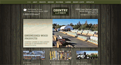 Desktop Screenshot of countrylumber.ca