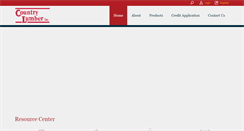 Desktop Screenshot of countrylumber.com